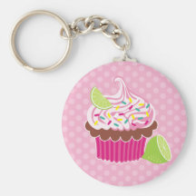 Petit gâteau crème fouetté porte-clés