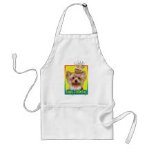Petit gâteau d'anniversaire - Yorkshire Terrier Tabliers