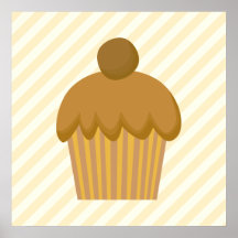 Petit gâteau de Brown Affiches