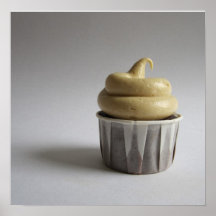 Petit gâteau de chocolat de beurre d'arachide poster