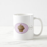 Petit gâteau de fantaisie pourpre tasse à café