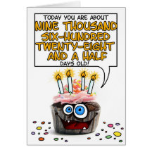 Petit gâteau de joyeux anniversaire - 26 années cartes