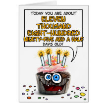 Petit gâteau de joyeux anniversaire - 32 années cartes
