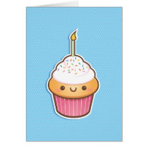 Petit gâteau de Kawaii cartes