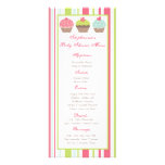 Petit gâteau de pastel de rose de thé de 25 cartes cartes doubles customisables