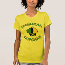 Petit gâteau jamaïcain dans des couleurs jamaïcain t-shirts