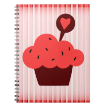 Petit gâteau lumineux carnet à spirale