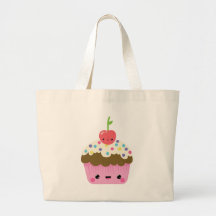 Petit gâteau mignon de Kawaii Sac En Toile