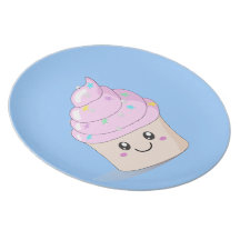 Petit gâteau mignon - filles/enfants durcissez le  assiette