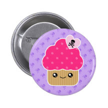 Petit gâteau mignon mauvais d'insigne de bouton de pin's avec agrafe