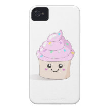 Petit gâteau mignon rose coques Case-Mate iPhone 4