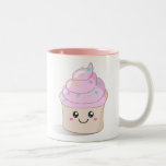 Petit gâteau mignon tasse à café