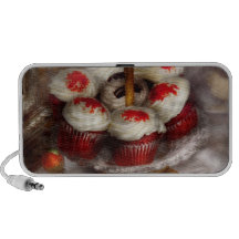 - Petit gâteau - petits gâteaux rouges doux de vel Haut-parleurs