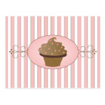 Petit gâteau rose carte postale
