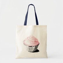 Petit gâteau rose fourre-tout sacs