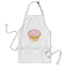 Petit gâteau rose tabliers