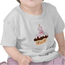 Petit gâteau T - rose de 2 ans T-shirts
