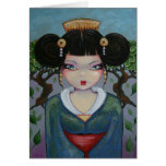 Petit geisha carte de vœux