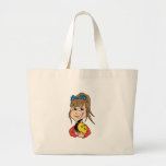 petit graphique mignon d'enfant de fille de bowlin sac
