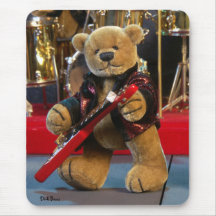 Petit guitariste d'ours tapis de souris