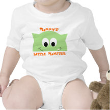 Petit monstre - vert t-shirt