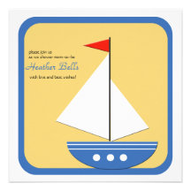 Petit navigateur - invitation de baby shower
