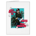Petit Noël Girly Carte