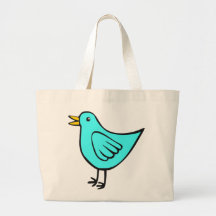 Petit oiseau 02 sacs en toile