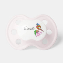 "Petit oiseau tétine rose de beaucoup de couleurs"