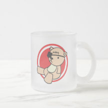 petit ours mignon de pirate mugs à café