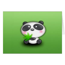 Petit panda CUB Cartes De Vœux