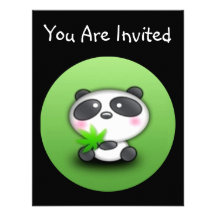 Petit panda CUB Cartons D'invitation