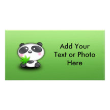 Petit panda CUB Photocarte Customisée