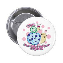 Petit papa d'à de Fille Badge
