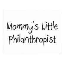 Petit philanthrope de Mommys Cartes Postales