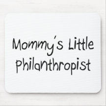 Petit philanthrope de Mommys Tapis De Souris