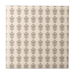 Petit point de nouveau floral français vintage d'a carreau