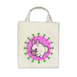 Petit sac rose mignon de lapin de pomme