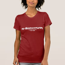Petit T-shirt foncé de dames