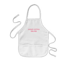 Petit tablier de l'aide de la maman