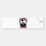 petit zombi mignon girly autocollants pour voiture