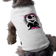 petit zombi mignon girly manteaux pour animaux domestiques