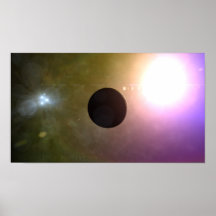 Petite affiche de planète