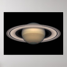 Petite affiche de Saturn - cadeau de l'espace et d