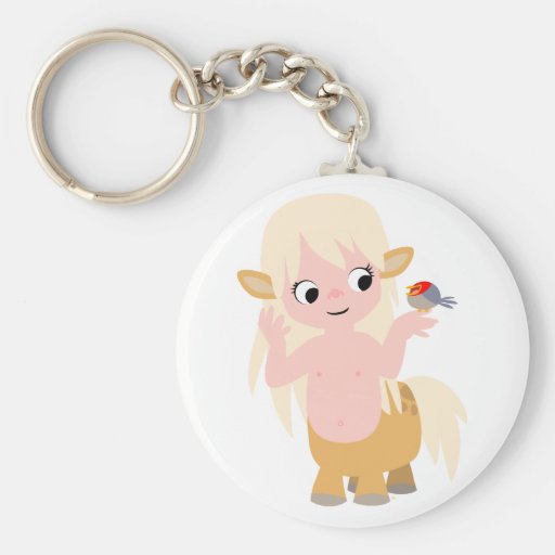 Petite bande dessinée mignonne Centauress Keychain Porte-clés
