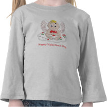 Petite chemise d'enfant en bas âge de cupidon de h t-shirt