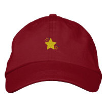 Petite étoile casquettes brodées