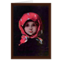 Petite fille par Grigorescu Nicolae (la meilleure  Carte