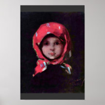 Petite fille par Grigorescu Nicolae (la meilleure  Posters