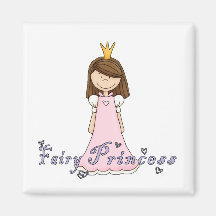 Petite jolie princesse féerique mignonne aimant pour réfrigérateur
